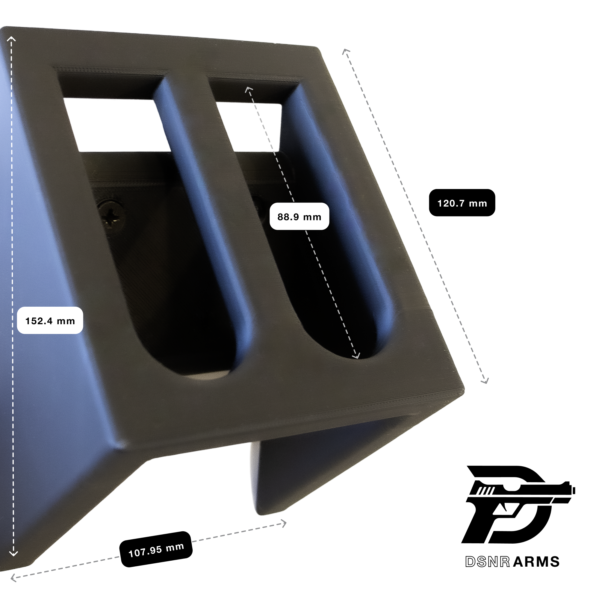 PISTOL WALL MOUNT - DOUBLE PISTOL